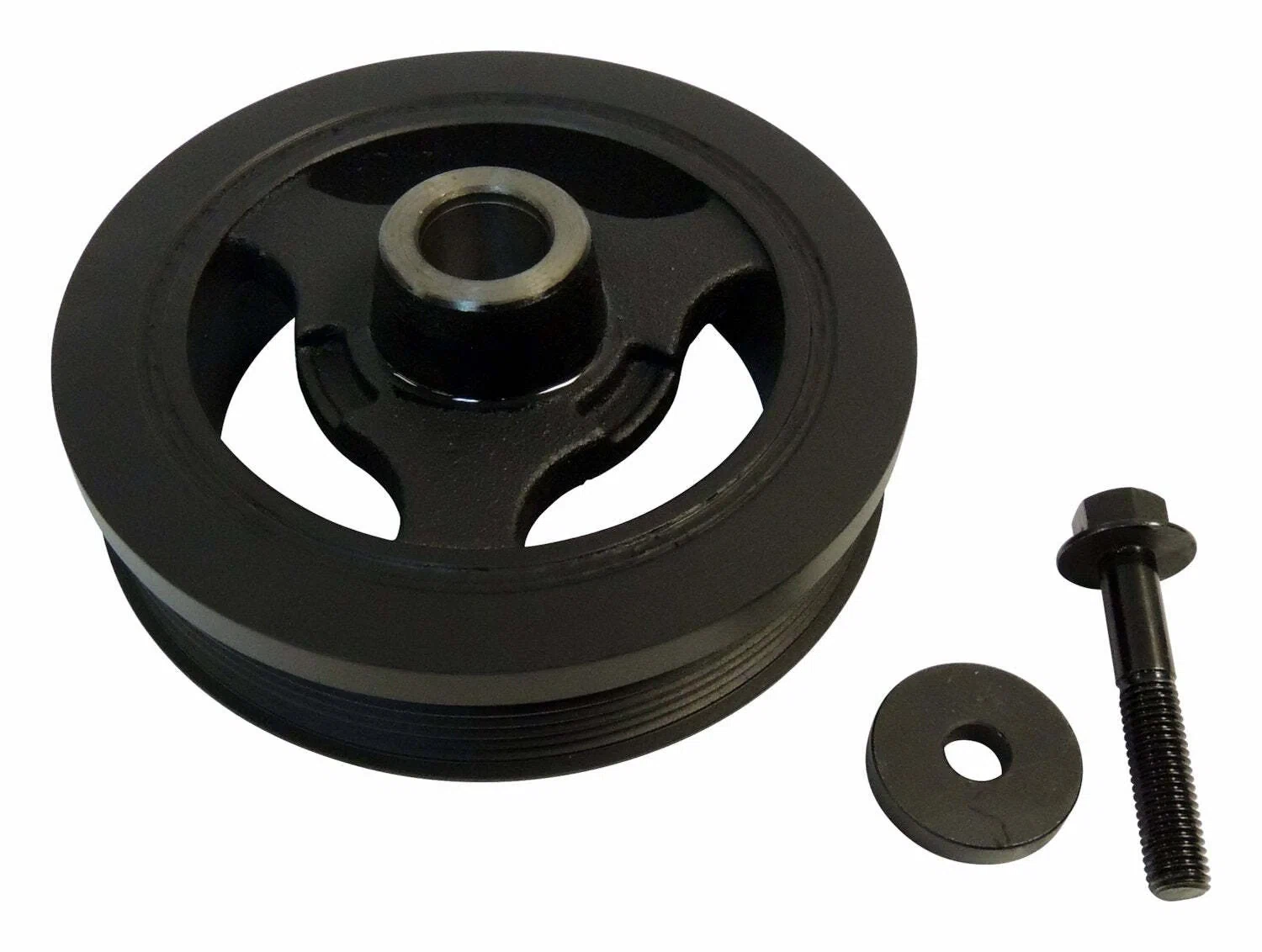 Crown Automotive - Metal Black Harmonic Balancer - 4666099AB